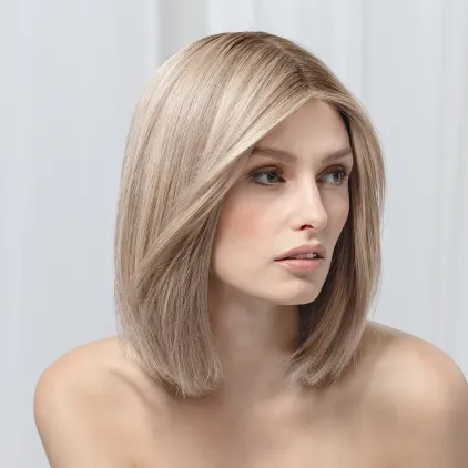 Perruque femme Yara - Long bob en cheveux naturels Remy