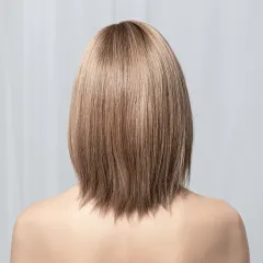 Perruque femme Yara - Long bob en cheveux naturels Remy
