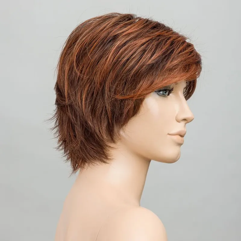 Avenue Soft Ellen Wille – Cinnamonbrown ROOTED – vue sur tête mannequin