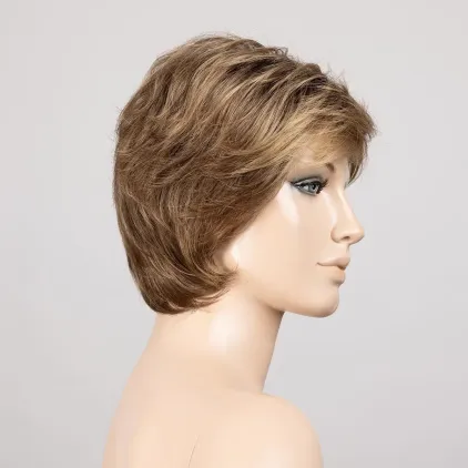 Charme small Soft Ellen Wille – Tobacco ROOTED – vue sur tête mannequin