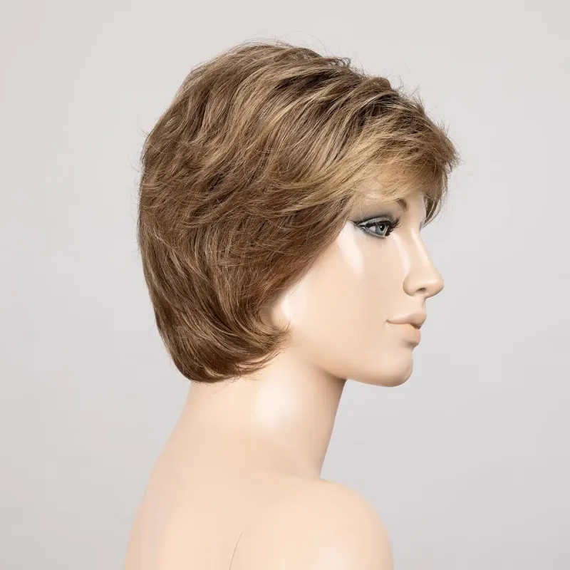 Charme small Soft Ellen Wille – Tobacco ROOTED – vue sur tête mannequin