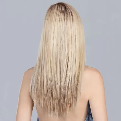 Cloud - Perruque femme Pastelblonde ROOTED portée