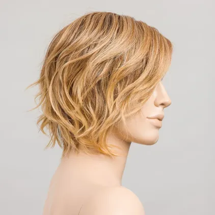 Cookie Mono Part Ellen Wille – Toffeeblonde ROOTED – vue sur tête mannequin