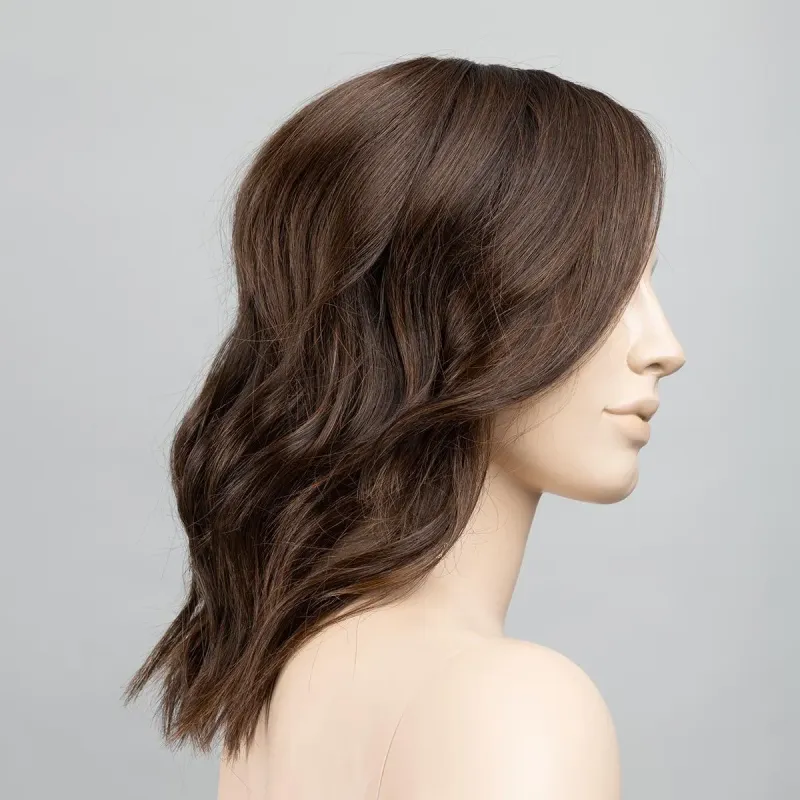 Demi Mono Ellen Wille – Chocolate ROOTED – vue sur tête mannequin