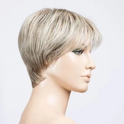 Elan Ellen Wille – Metallic blonde ROOTED – vue sur tête mannequin