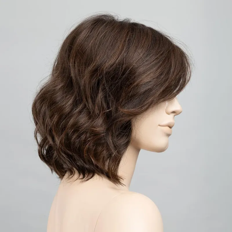 Elle Mono Ellen Wille – Chocolate ROOTED – vue sur tête mannequin