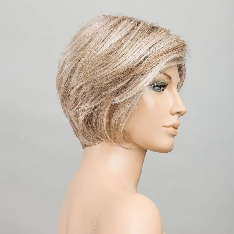 Glam Soft Ellen Wille – Pearlblonde ROOTED – vue sur tête mannequin