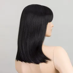 Jacky Ellen Wille – Ebony black – vue sur tête mannequin