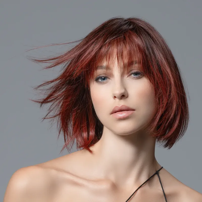 Mikado Mono Ellen Wille – Cherryred TIPPED – vue portée