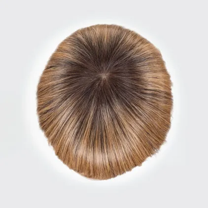 Miss Comfort Ellen Wille – Toffeeblonde ROOTED – vue du dessus