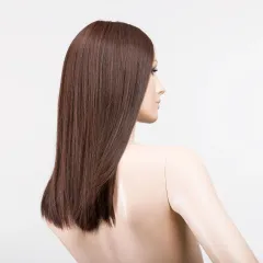 Sleek Mono Part Ellen Wille – Darkchocolate MIX – vue sur tête mannequin
