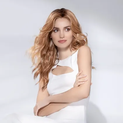 Sparkle Deluxe Ellen Wille – Toffeeblonde ROOTED – vue portée