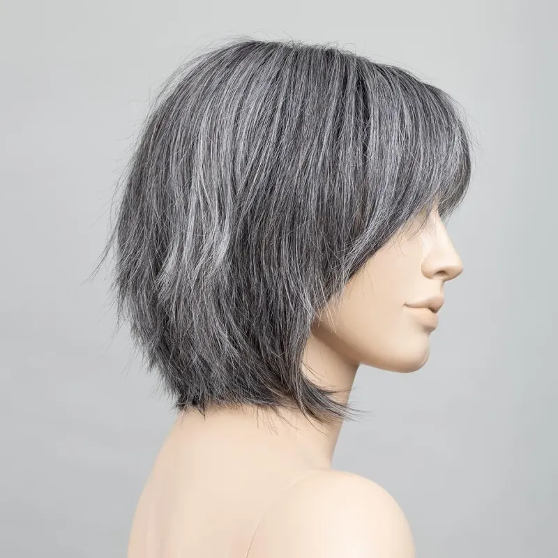Tess Mono Part Ellen Wille – Salt/Pepper ROOTED – vue sur tête mannequin