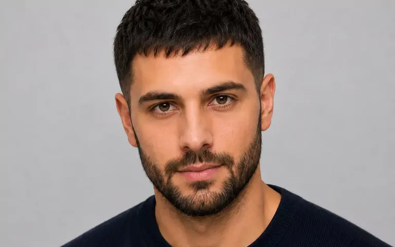 Exemple de rendu avec un complément capillaire homme